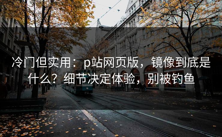 冷门但实用:p站网页版,镜像到底是什么?细节决定体验,别被钓鱼 冷门但实用:p站网页版,镜像到底是什么?细节决定体验,别被钓鱼