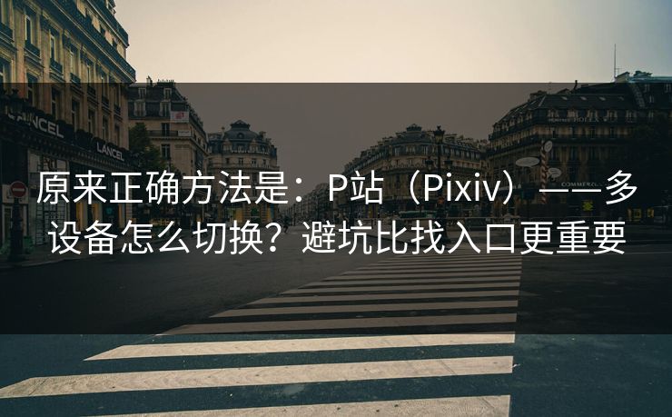 原来正确方法是:P站(Pixiv)——多设备怎么切换?避坑比找入口更重要 原来正确方法是:P站(Pixiv)——多设备怎么切换?避坑比找入口更重要