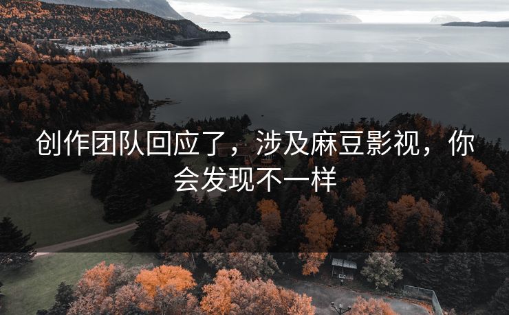 创作团队回应了,涉及麻豆影视,你会发现不一样 创作团队回应了,涉及麻豆影视,你会发现不一样