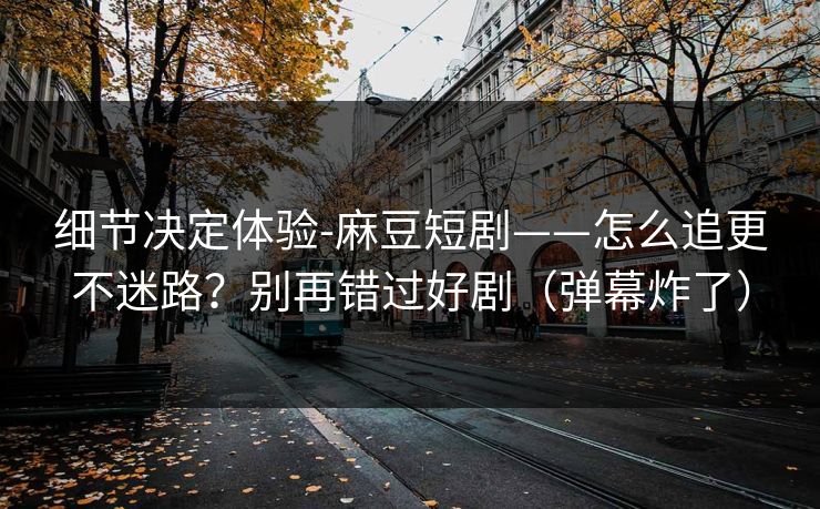 细节决定体验-麻豆短剧——怎么追更不迷路?别再错过好剧(弹幕炸了) 细节决定体验-麻豆短剧——怎么追更不迷路?别再错过好剧(弹幕炸了)